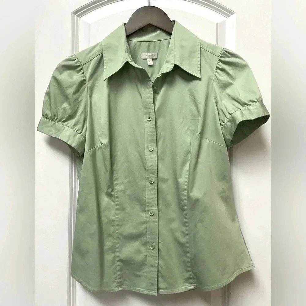 Talbots Petite Short Sleeve Button Down